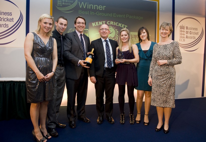 Kent Triumph at the ECB’s Business of Cricket Awards