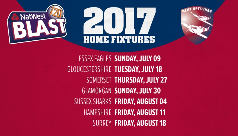 2017 NatWest T20 Blast fixtures announced