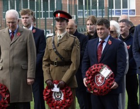 Club’s annual Remembrance Service takes place at The Spitfire Ground