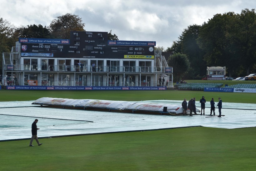Wet outfield claims Day Three