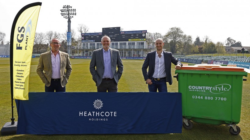 Heathcote Holdings companies renew their support for Kent Cricket