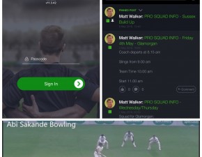 Kent use app to monitor and support players