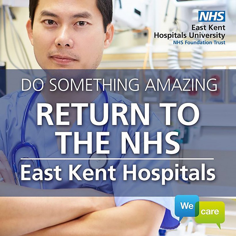 Return to the NHS with EKHUFT