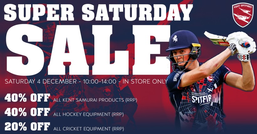 Super Saturday Sale at the Kent Cricket Shop