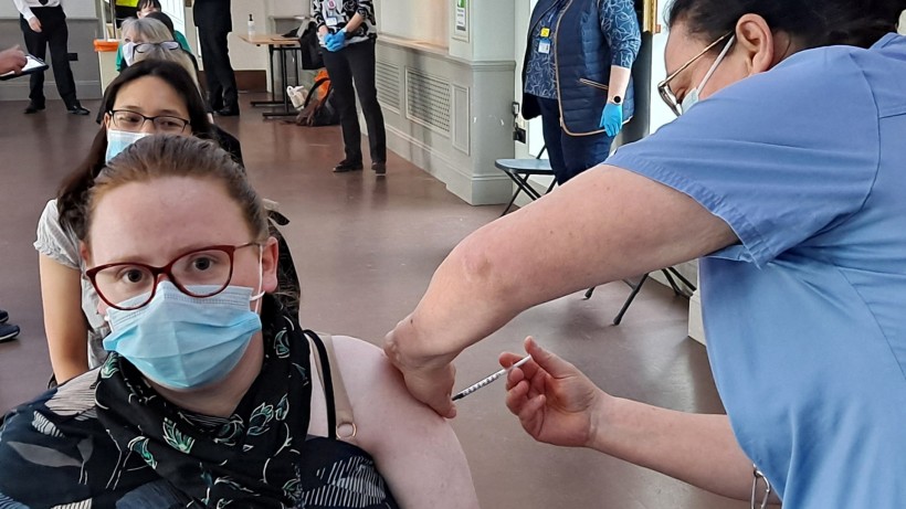 First vaccinations for NHS staff take place at The Spitfire Ground