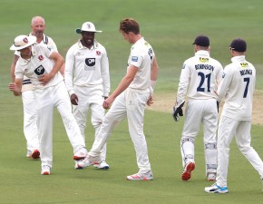 Five wickets taken on weather-affected Day Two