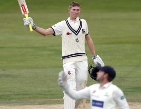 Brilliant Crawley hits maiden century as Kent charge on