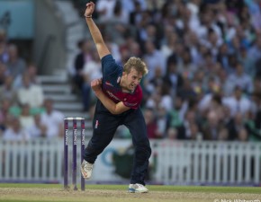 Kent’s Adam Ball takes six wickets on opening day Down Under
