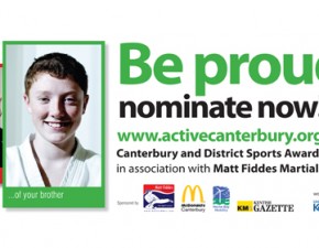 Nominate someone for a Canterbury and District Sports Award
