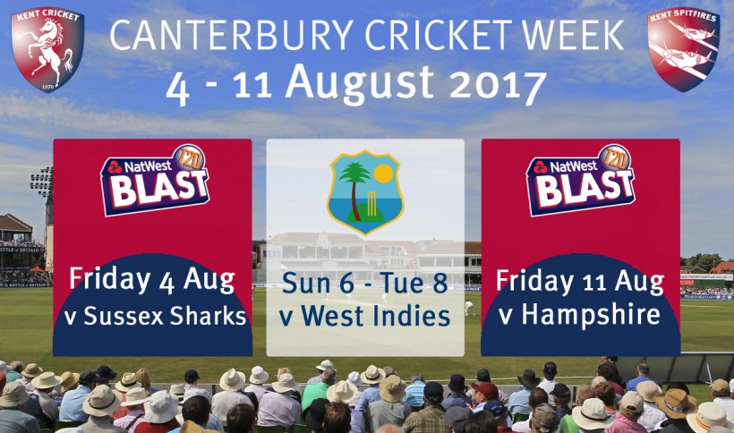 England U19 match added to Canterbury Cricket Week 2017