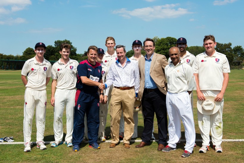 Charlie Harris thanked for support for Kent cricket talent