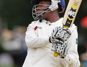 Bell-Drummond on his maiden first class century for Kent