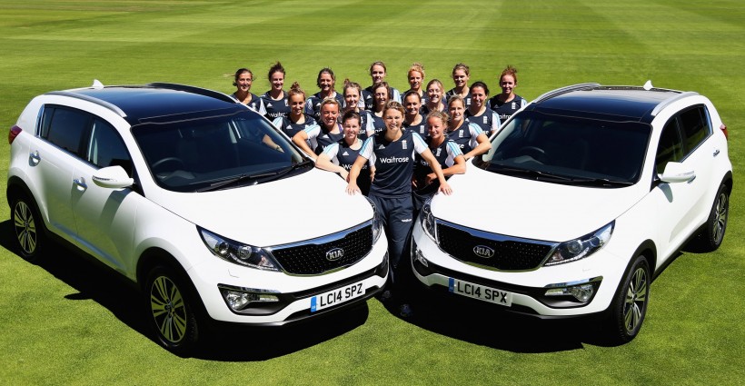 England Women’s Kia Motors sponsorship nominated for award