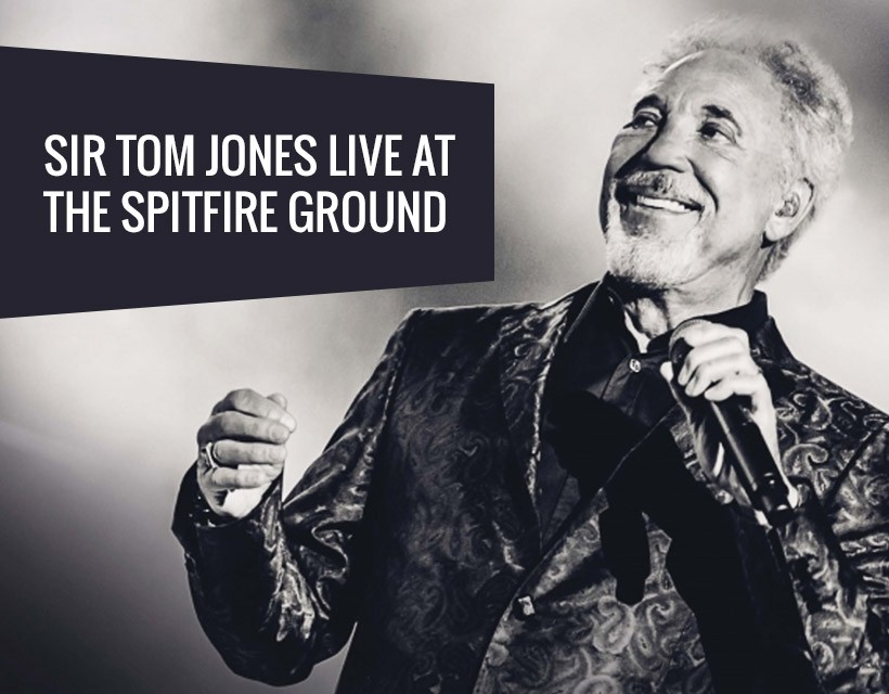 Sir Tom Jones live at The Spitfire Ground