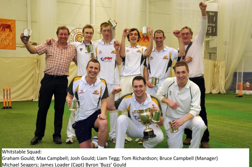 KCB announces Whitstable Cricket Club as National Indoor Cup Champions.