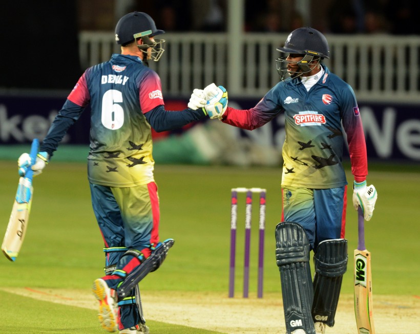 DBD and Denly record stand in 8-wicket T20 Blast win