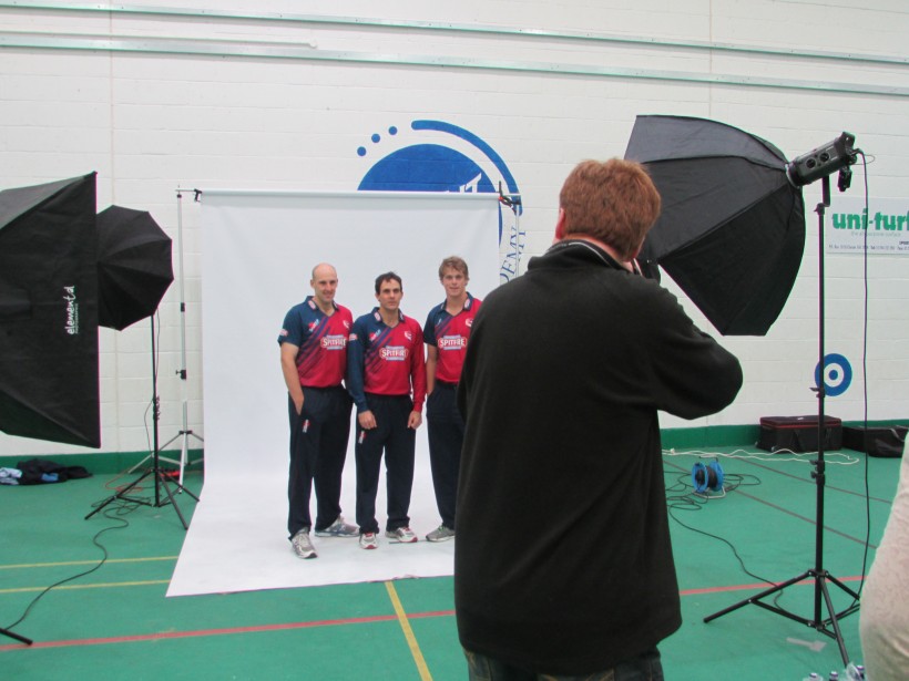 Kent’s cricketers on good form for Poster Day