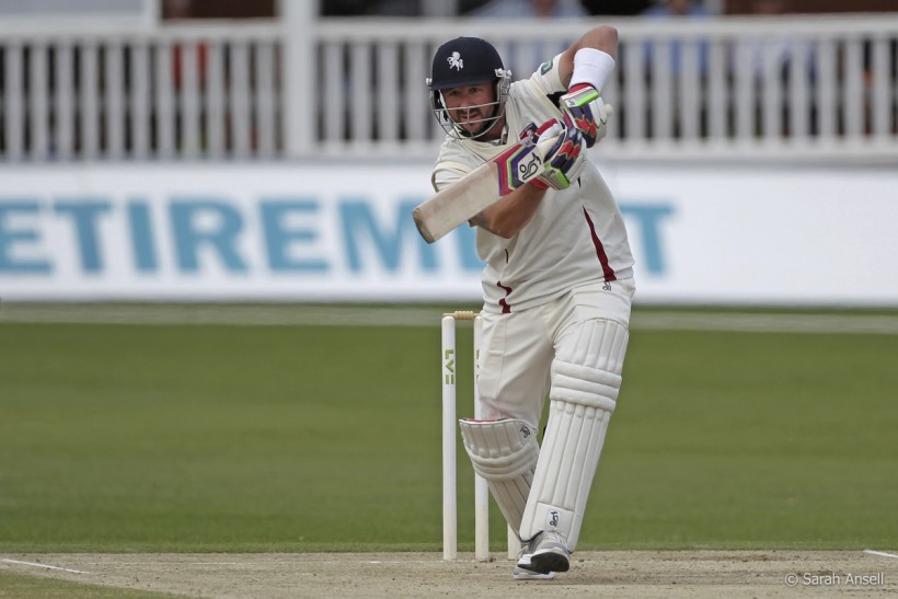 Dickson, Stevens and Gidman hit 50s as Kent build lead on day two