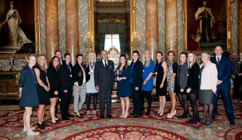 Kent Cricket Women’s Team receives County Championship trophy at Buckingham Palace