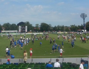 1,500 children enjoy Schools’ Day at The Spitfire Ground, St Lawrence
