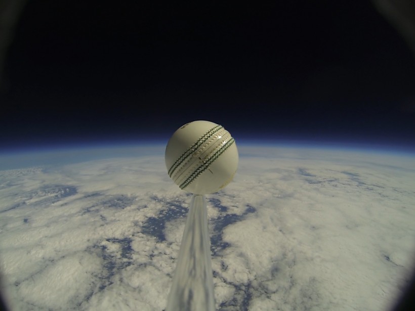 Blast-Off! ECB Sends Cricket Ball to the Edge of Space