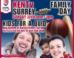 Kids for a Quid – Kent v Surrey, Friends Life t20 this Sunday