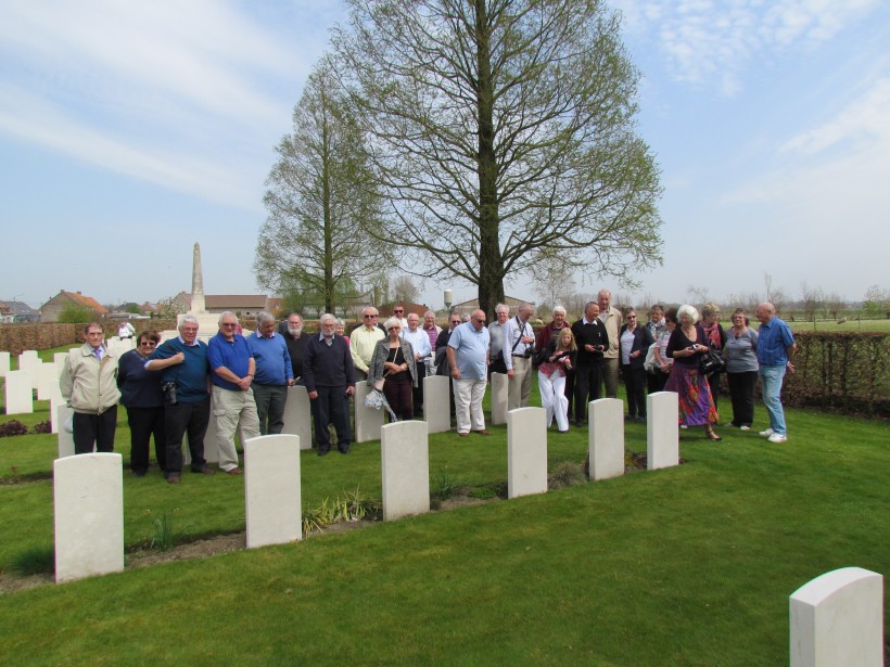 Supporters visit Ypres to visit graves of fallen wartime Kent cricketers